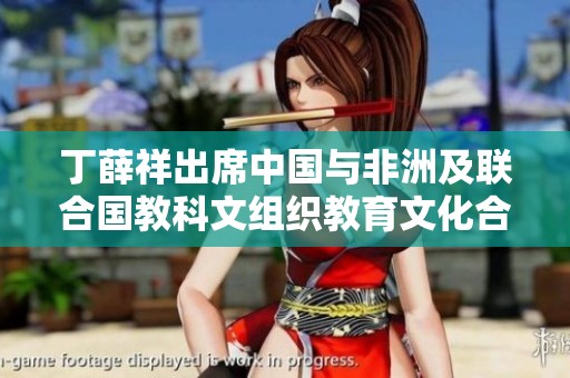 丁薛祥出席中国与非洲及联合国教科文组织教育文化合作会议