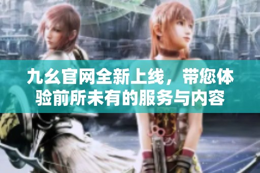 九幺官网全新上线，带您体验前所未有的服务与内容