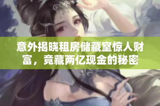 意外揭晓租房储藏室惊人财富，竟藏两亿现金的秘密