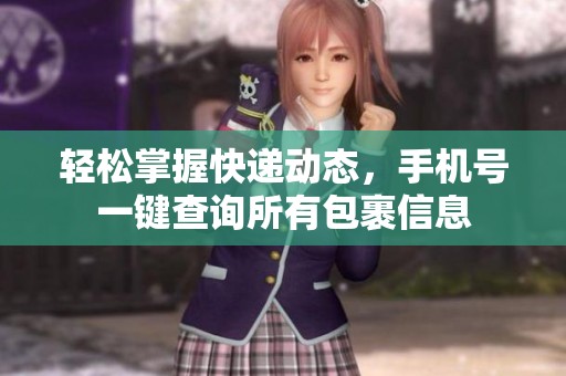 轻松掌握快递动态，手机号一键查询所有包裹信息