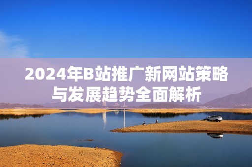 2024年B站推广新网站策略与发展趋势全面解析