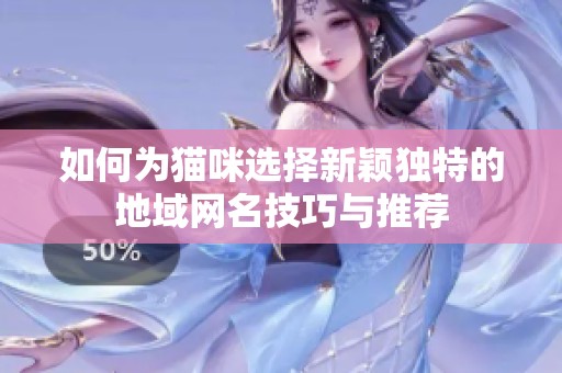 如何为猫咪选择新颖独特的地域网名技巧与推荐
