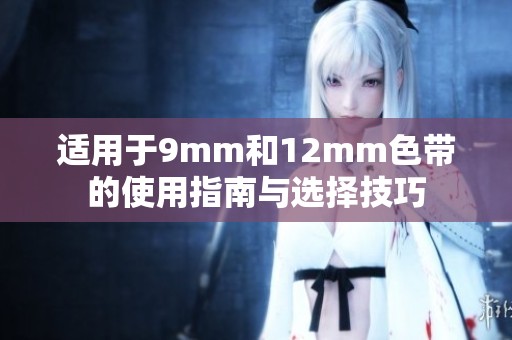 适用于9mm和12mm色带的使用指南与选择技巧