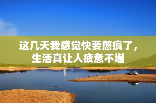 这几天我感觉快要憋疯了，生活真让人疲惫不堪