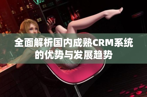 全面解析国内成熟CRM系统的优势与发展趋势
