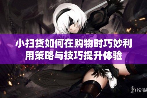 小扫货如何在购物时巧妙利用策略与技巧提升体验