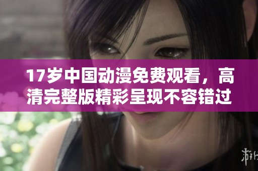 17岁中国动漫免费观看，高清完整版精彩呈现不容错过