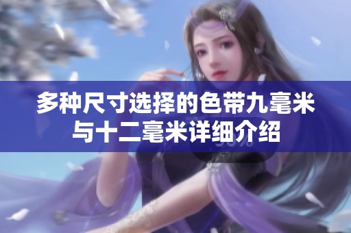 多种尺寸选择的色带九毫米与十二毫米详细介绍