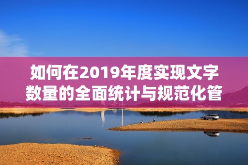 如何在2019年度实现文字数量的全面统计与规范化管理