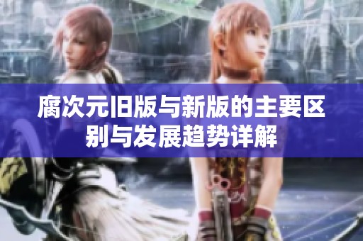 腐次元旧版与新版的主要区别与发展趋势详解