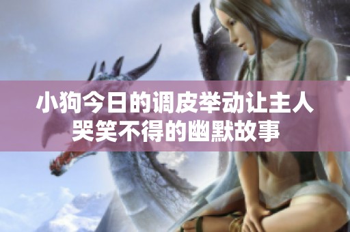 小狗今日的调皮举动让主人哭笑不得的幽默故事