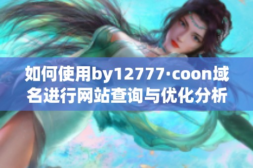 如何使用by12777·coon域名进行网站查询与优化分析