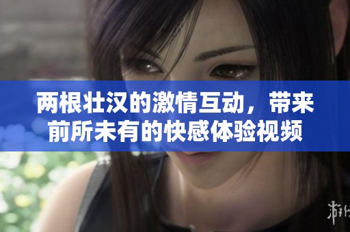 两根壮汉的激情互动，带来前所未有的快感体验视频