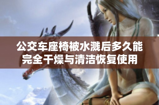 公交车座椅被水溅后多久能完全干燥与清洁恢复使用