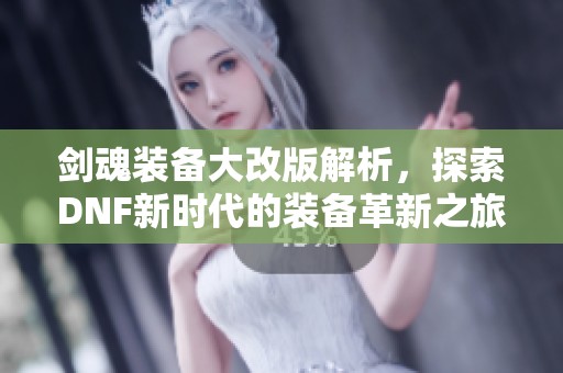 剑魂装备大改版解析，探索DNF新时代的装备革新之旅