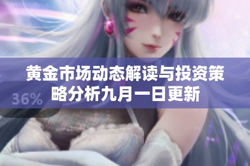 黄金市场动态解读与投资策略分析九月一日更新