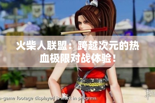 火柴人联盟：跨越次元的热血极限对战体验！