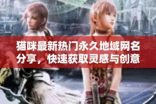猫咪最新热门永久地域网名分享，快速获取灵感与创意