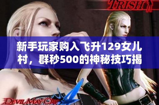 新手玩家购入飞升129女儿村，群秒500的神秘技巧揭秘