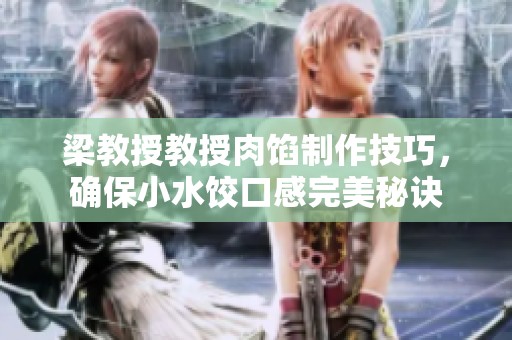 梁教授教授肉馅制作技巧，确保小水饺口感完美秘诀