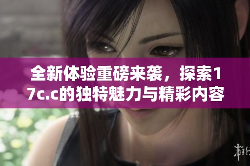 全新体验重磅来袭，探索17c.c的独特魅力与精彩内容