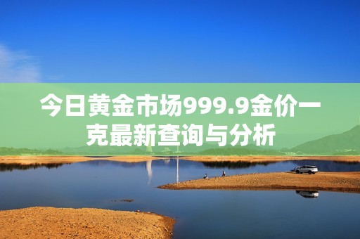 今日黄金市场999.9金价一克最新查询与分析