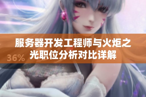 服务器开发工程师与火炬之光职位分析对比详解