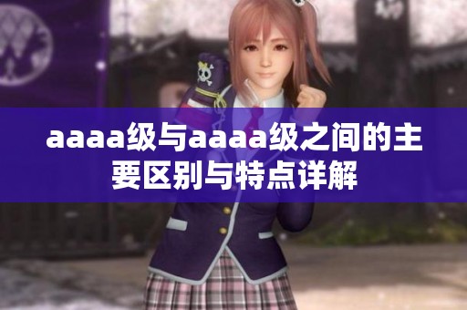 aaaa级与aaaa级之间的主要区别与特点详解