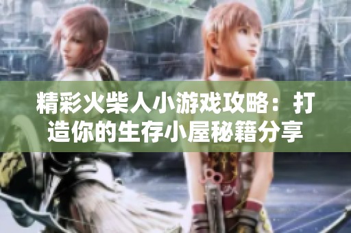 精彩火柴人小游戏攻略：打造你的生存小屋秘籍分享