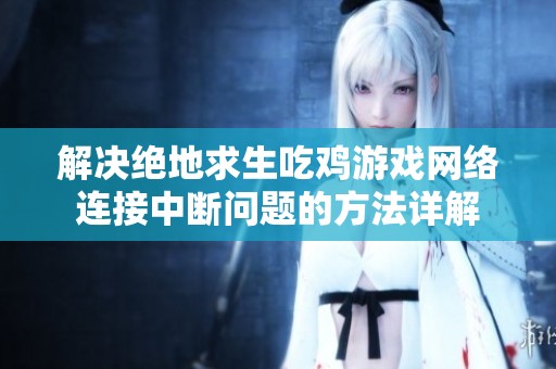 解决绝地求生吃鸡游戏网络连接中断问题的方法详解