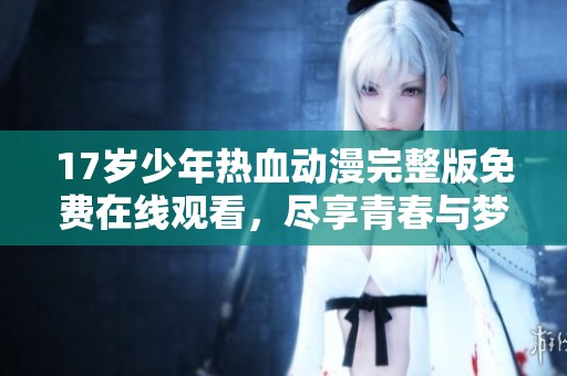 17岁少年热血动漫完整版免费在线观看，尽享青春与梦想